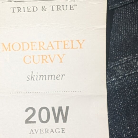 NWT CJ Banks Moderatly Curvy Skimmer Womens Plus Size Denim Jean Shorts 20W - Picture 4 of 6